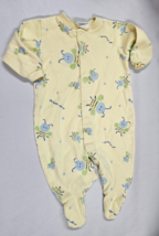 Vintage Carters Yellow Tiny Little Bee Romper Footie 3-6 Insect Bug Y2K - £15.85 GBP