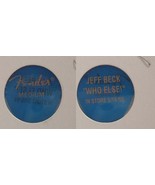 JEFF BECK - VINTAGE 1999 JEFF BECK &quot;WHO ELSE&quot; PROMO GUITAR PICK - $187.91 MXN
