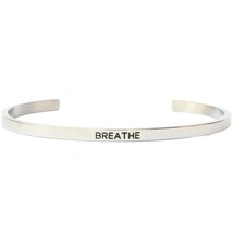 Breathe Cuff Bangle Bracelet - $9.78