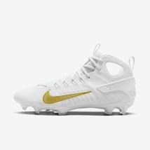 Nike Huarache 9 Elite LAX Lacrosse Cleats (FD0088-100, White/White/Metal... - £127.89 GBP