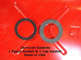1 Jerry SPOUT GASKET + 1 Gerry CAP GSKT Fuel Blitz Metal Gas USMC Milita... - $9.39