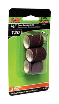 Gator 3/4 in. D X 3/4 in. L Abrasive Sleeve Refill 120 Grit Fine 3-Pack ... - $7.95