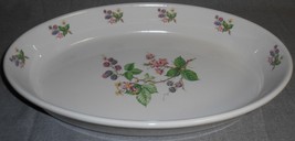 Portmeirion Dog Rose Pattern Large Oval Baking Dish Made In England - £31.54 GBP