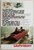 1969 Print Ad Johnson Outboard Motor Loop Charged 3-Cyl 55 HP - £10.30 GBP