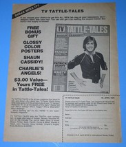 16 Magazine TV Tattle-Tales Shaun Cassidy Photo Clipping Vintage 1978 - £11.93 GBP