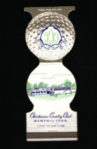 Vintage Contour Matchbook Chickasaw Country Club Golf Mephis Tennessee TN - £4.98 GBP