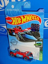 Hot Wheels 2020 Factory Set Speed Blur #63 Roborace Robocar Red &amp; Blue - £1.95 GBP