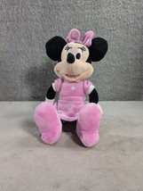 Disney Minnie Mouse Clubhouse Plush Stuffed Polka Dot Dress 7” - $9.58