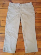 Dickies 874 Original Fit Cotton Blend Skater Khaki Chinos Work Pants 42x... - $29.99