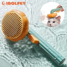Pumpkin Pet Brush, Self Cleaning Slicker Brush - £17.58 GBP