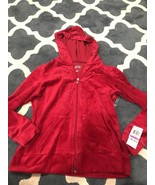 Style &amp; Co Sport Womens Petite Velour Zip Up Hoodie-BRAND NEW-SHIPS N 24... - $81.86 CAD