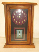 Vintage Quartz Wall Clock Hatteras Lighthouse Glass Front - $34.00