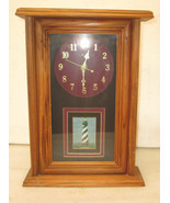 Vintage Quartz Wall Clock Hatteras Lighthouse Glass Front - $34.00
