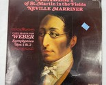 Academy of St.Martin in the Fields Neville Marriner Weber Vinyl Record - $15.83