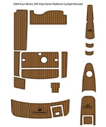 2004 Four Winns 248 Vista Swim Platform Cockpit Mat Bow Boat EVA Foam Te... - $1,312.99 CAD