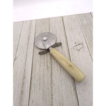 Pizza Cutter Blade 2 3/8&quot; Diameter 7&quot; Stainless Steel Wood handle - $9.95