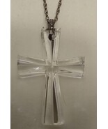 Waterford© Crystal Byzantine Cross Necklace Vintage Discontinued #F21-11... - $912.61 MXN