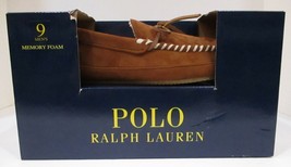 Genuine Polo Ralph Lauren Mens Slippers Sizes 9 11 12 13 Black Brown Markel IV/V - £41.48 GBP