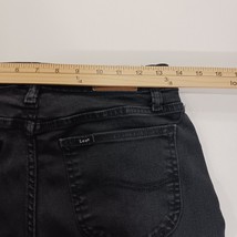 Lee Women's Black Mid-Rise Bootcut Jeans Measured Size (27×31) image 8