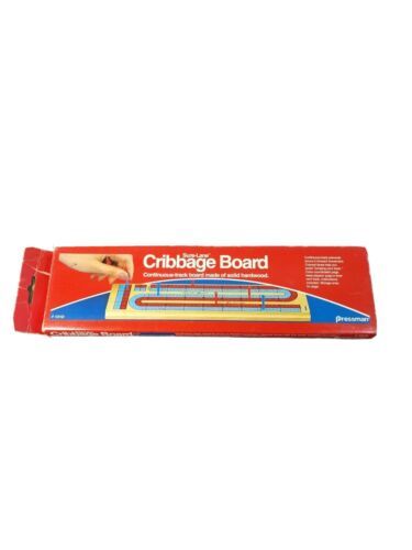 Vintage Sure-Lane Continuous Track Cribbage Board #1010  - £5.22 GBP