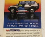 1997 Toyota Rav 4 Vintage Print Ad Advertisement pa19 - £6.30 GBP