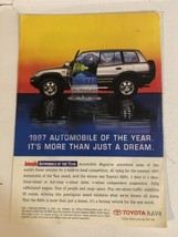 1997 Toyota Rav 4 Vintage Print Ad Advertisement pa19 - £6.32 GBP