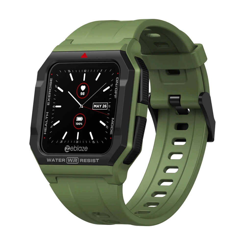Zeblaze Ares Smart Watch Bluetooth Smartwatch 3 ATM Heart Rate Trac 15Days Batte - £155.39 GBP