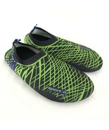 Sport D Womens Water Shoes Slip On Barefoot Striped Black Green US Size ... - £7.69 GBP