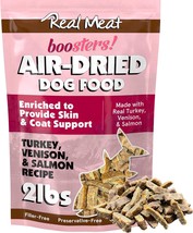 Real Meat Boosters Air Dried Dog Food W/Real Turkey, Venison &amp; Wild-Caught Salmo - $49.99