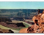 View From Dead Horse Point Moab Utah UT UNP Chrome Postcard Y11 - £3.12 GBP