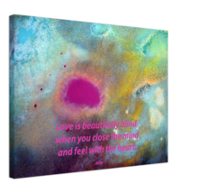 Love is Blind by John  18 x 24&quot; Quality Stretched Canvas Evocative Art P... - £67.73 GBP