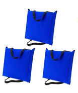 Blue Boat Seat Cushions 3 Throwable Preservers Personal Flotation Device... - €49,26 EUR