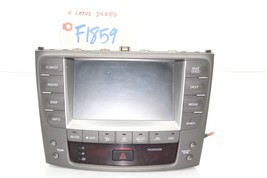 06-08 LEXUS IS250 IS350 Radio Navigation Display Touch Screen F1859 - $506.00