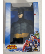 Justice Comic Books Hero Batman  Coin Bank PVC Plastic Bust Piggy Bank - £17.89 GBP