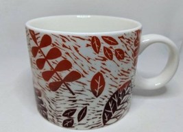 Starbucks 2018 Fall Autumn Leaves Brown Orange Ceramic Coffee Mug 12 oz ... - $12.84