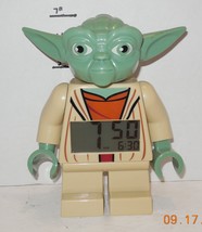 LEGO STAR WARS Poseable YODA Figure Digital Light Up Display Alarm Clock... - £18.79 GBP