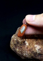 OPEN VESSEL: Goldstone with Aventurine Natural Gemstone Pendant OOAK Handcrafted - £27.40 GBP