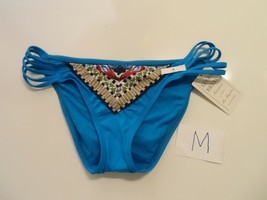 Lucky Brand Tribal Fusion Tab Side Hipster Bikini Bottom Only Hawaii Sizes M-NWT - £17.00 GBP