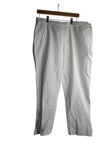 QVC Isaac Mizrahi Live crop capri pants  Woman 20W plus size white zip a... - $368.57 MXN