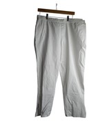 QVC Isaac Mizrahi Live crop capri pants  Woman 20W plus size white zip a... - $20.00
