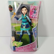 Disney Princess Warrior Moves Mulan Doll 2020 Hasbro Sword Fighting Action - $12.19