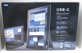 AOC I1601C 15.6&quot; PORTABLE USB-C POWERED HD LCD IPS MONITOR - PARTS/REPAIR - $37.99