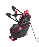 Big Max Dri Lite Golf Stand Bag Charcoal Hybrid Summit Tour Pockets Divider - $300.88 CAD
