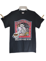 Ravens Brew Deadmans Reach Coffee Skeleton Men&#39;s Small T-Shirt 2010 Ray ... - $24.70