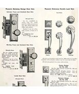 1922 N.T. Bushnell Door Handles &amp; Knobs Advertisement Catalogue Hardware... - $545.74 MXN