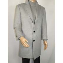 Men's CASILA Turkey Top Winter Coat Wool, Cashmere Blend 403140-26 Silver Gray image 3