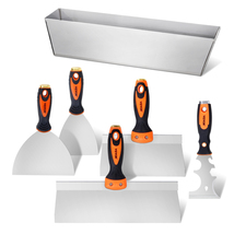 VEVOR Drywall Knife Set, 6 PCS Drywall Tools Includes 3" Painter Scraper - $29.30