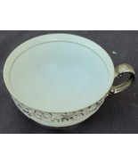 Beautiful White &amp; Silver China Demitasse Cup - VGC - FINE QUALITY - JAPAN - $316.40 MXN