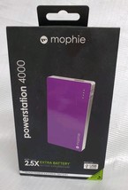 Mophie Powerstation 4000 mah Quick Charge External Battery 4 USB Devices Purple image 2