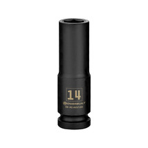 Powerbuilt 1/2 Inch Drive x 14 MM 6 Point Deep Impact Socket - 647183 - £21.50 GBP